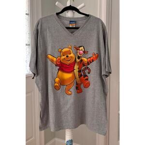 Disney Vintage late 1990s early 2000s  Top Winnie the Pooh Tigger graphic  2xl